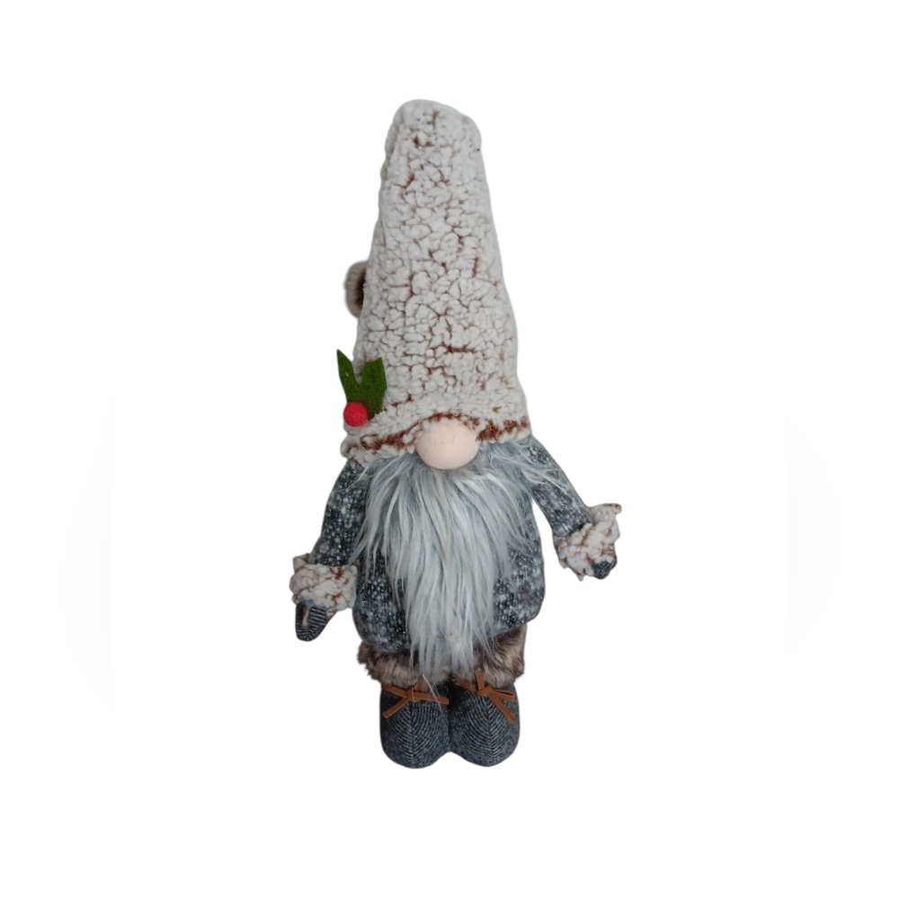 Holiday Style Rustic Gray Gnome